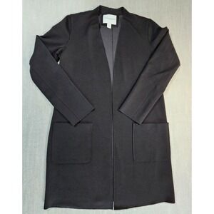 carolina belle montreal Women's Black Cardigan Pockets Sz Small